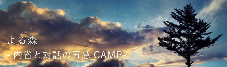 よる森- 内省と対話の五感CAMP-
