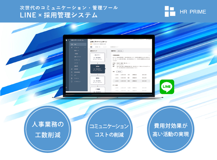 人事業務の工数削減 コミュニケーションコストの削減 費用対効果が高い活動の実現